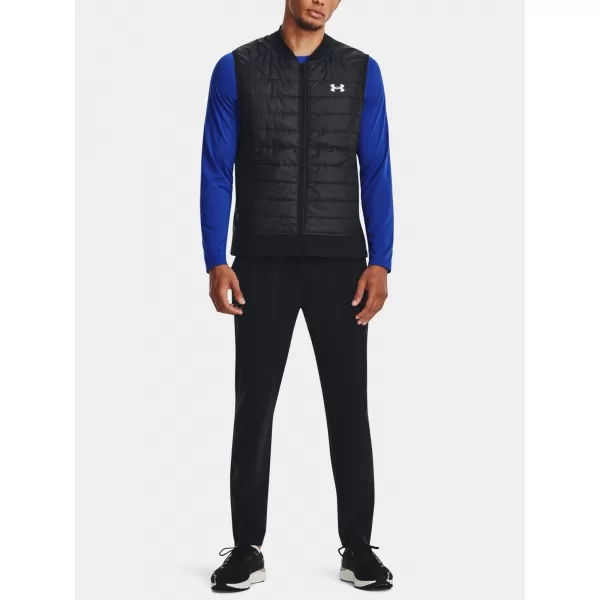  Moški telovnik UNDER ARMOUR STRM INS RUN VEST 1380870-001 ČRNA 