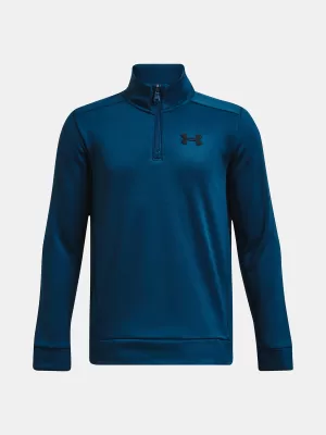 Fantovski pulover UNDER ARMOUR ARMOUR FLEECE 1/4 ZIP 1373559-426 MODRA