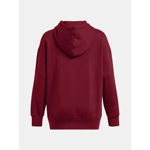  Ženski pulover UNDER ARMOUR ICON FLEECE OS HOODIE 1379495-625 RDEČA 
