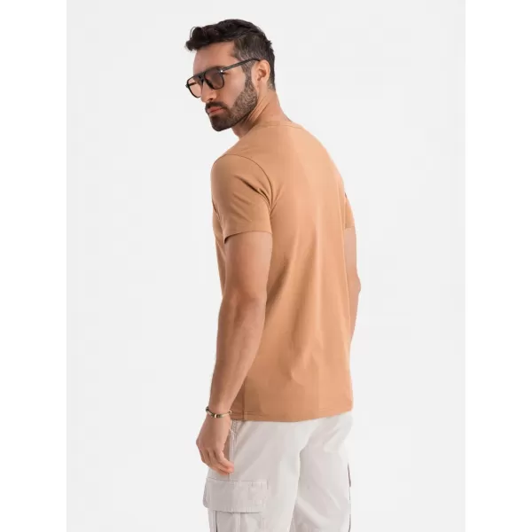  Srajca OMBRE OM-TSBS-0236 RJAVA 