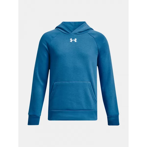  Fantovski pulover UNDER ARMOUR RIVAL FLEECE HOODIE 1379792-466 MODRA 