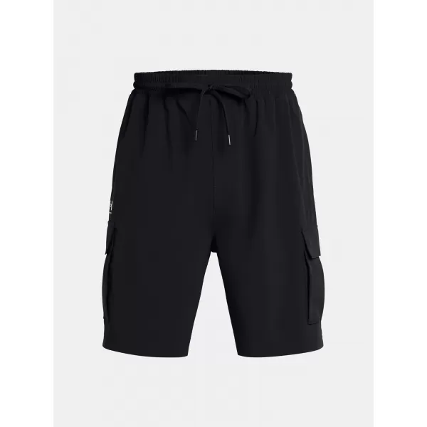  Moške kratke hlače UNDER ARMOUR VIBE WOVEN CARGO SHORT 1386560-001 ČRNA 