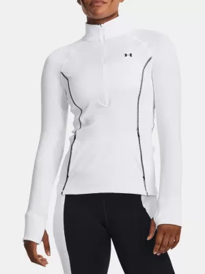 Ženska majica s kratkimi rokavi UNDER ARMOUR TRAIN CW 1/2 ZIP 1379886-100 BELA