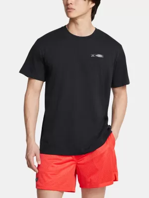 Moška majica s kratkimi rokavi UNDER ARMOUR HW ARMOUR LABEL SS 1382831-001 ČRNA