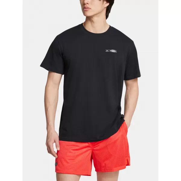  Moška majica s kratkimi rokavi UNDER ARMOUR HW ARMOUR LABEL SS 1382831-001 ČRNA 
