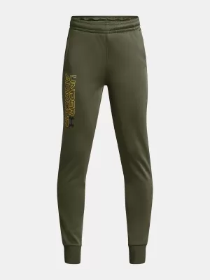 Fantovske trenirke UNDER ARMOUR ARMOUR FLEECE GRAPHIC JGR 1379786-390 ZELENA