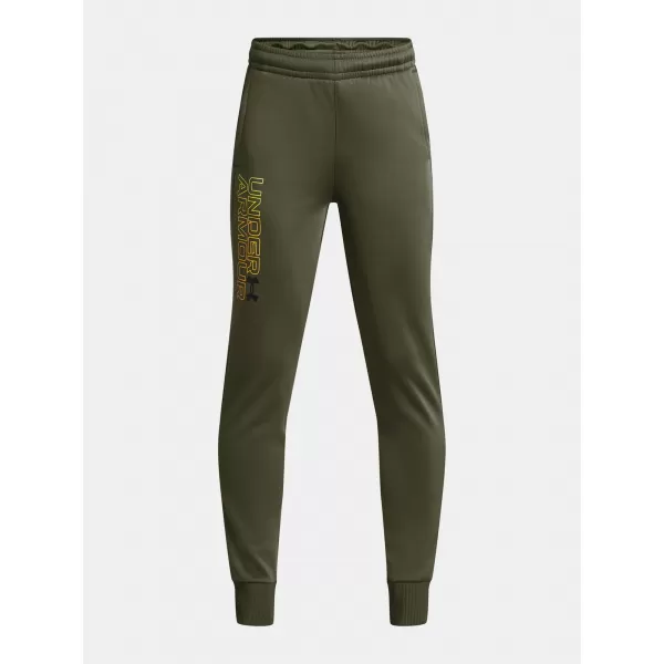  Fantovske trenirke UNDER ARMOUR ARMOUR FLEECE GRAPHIC JGR 1379786-390 ZELENA 