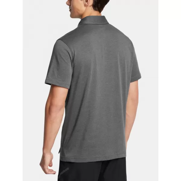  Moška majica s kratkimi rokavi UNDER ARMOUR ICON POLO 1386608-025 SIVA 