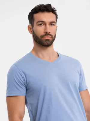 Srajca OMBRE OM-TSBS-0237 MODRO