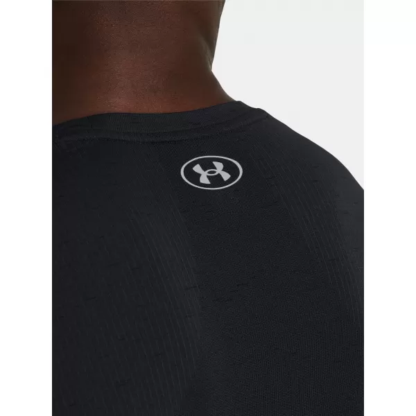  Moška majica s kratkimi rokavi UNDER ARMOUR VANISH SEAMLESS SS 1382801-001 ČRNA 