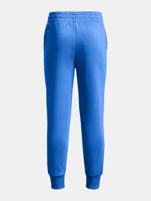 Dekliške trenirke UNDER ARMOUR RIVAL FLEECE JOGGERS 1379525-464 MODRA