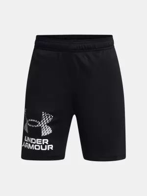 Fantovske kratke hlače UNDER ARMOUR TECH LOGO SHORTS 1383333-001 ČRNA