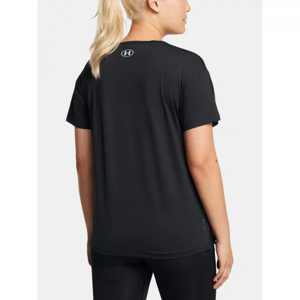  Ženska majica s kratkimi rokavi UNDER ARMOUR VANISH ENERGY SS 2.0 1379141-002 ČRNA 