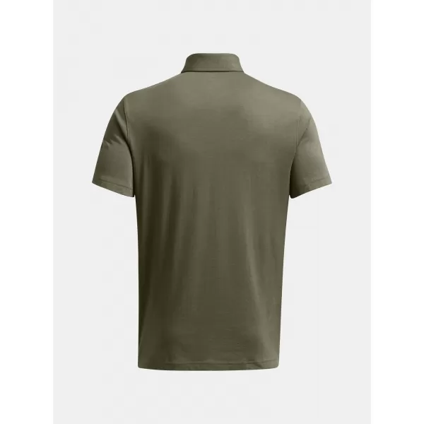  Moška majica s kratkimi rokavi UNDER ARMOUR ICON POLO 1386608-390 ZELENA 