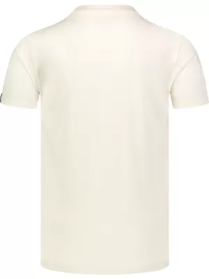 Moška majica s kratkimi rokavi NORDBLANC ROTATED NBSMT8151 KREMASTO BELA