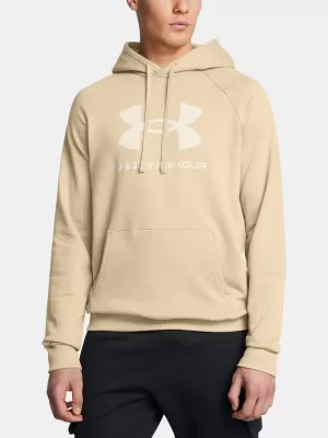 Moški pulover UNDER ARMOUR RIVAL FLEECE LOGO HD 1379758-299 RJAVA