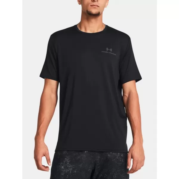  Moška majica s kratkimi rokavi UNDER ARMOUR VANISH ENERGY SS 1383973-001 ČRNA 