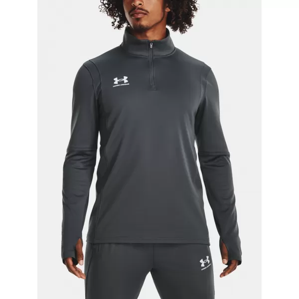  Moška majica s kratkimi rokavi UNDER ARMOUR MS CH. MIDLAYER 1379588-025 SIVA 