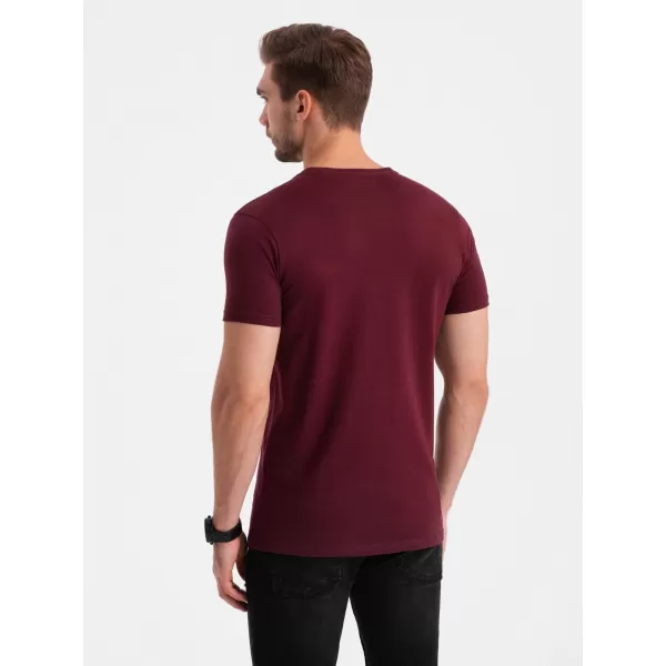  Srajca OMBRE OM-TSPT-0154 MAROON 