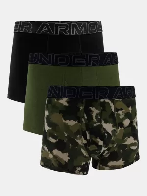 Moške boksarice UNDER ARMOUR M PERF COTTON NOV 3IN 1383892-391 ZELENA
