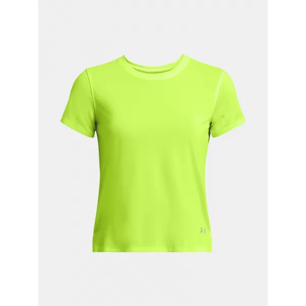  Ženska majica s kratkimi rokavi UNDER ARMOUR LAUNCH SHORTSLEEVE 1382434-731 ZELENA 