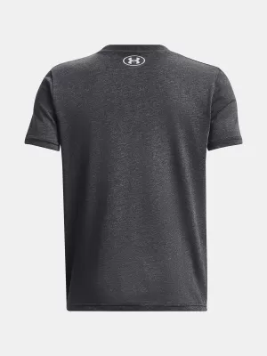 Fantovska majica s kratkimi rokavi UNDER ARMOUR B LOGO WORDMARK SS 1380747-001 ČRNA