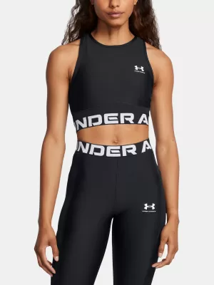 Ženski brezrokavnik UNDER ARMOUR HEATGEAR RIB TANK 1388694-001 ČRNA