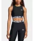 Ženski brezrokavnik UNDER ARMOUR HEATGEAR RIB TANK 1388694-001 ČRNA