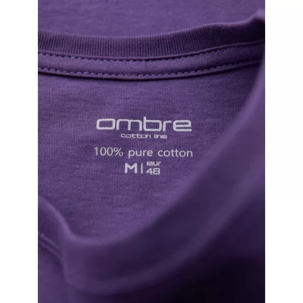  Srajca OMBRE OM-TSBS-0236 VIJOLIČNA 