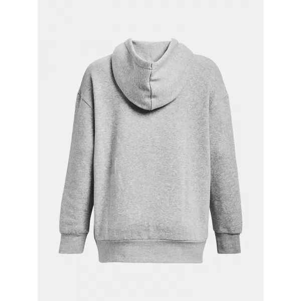  Ženski pulover UNDER ARMOUR ESSENTIAL FLC OS HOODIE 1379495-012 SIVA 