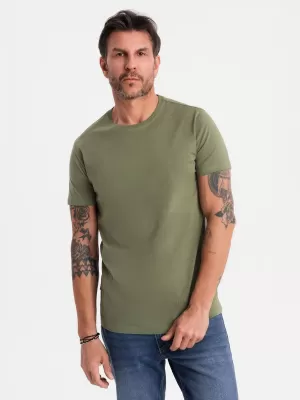 Srajca OMBRE OM-TSBS-0236 KHAKI
