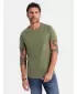 Srajca OMBRE OM-TSBS-0236 KHAKI