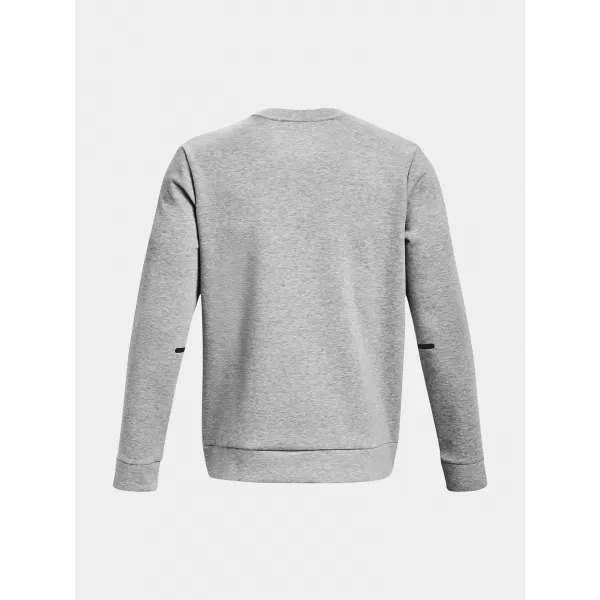  Moški pulover UNDER ARMOUR UNSTOPPABLE FLC CREW 1381688-011 SIVA 