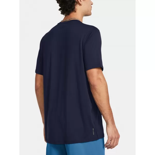  Moška majica s kratkimi rokavi UNDER ARMOUR VANISH ENERGY SS 1383973-410 MODRA 