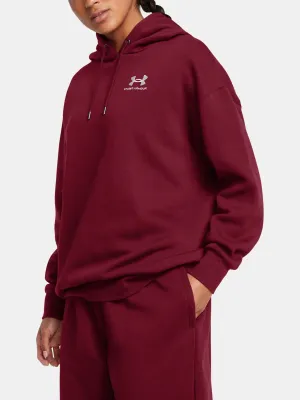 Ženski pulover UNDER ARMOUR ICON FLEECE OS HOODIE 1379495-625 RDEČA