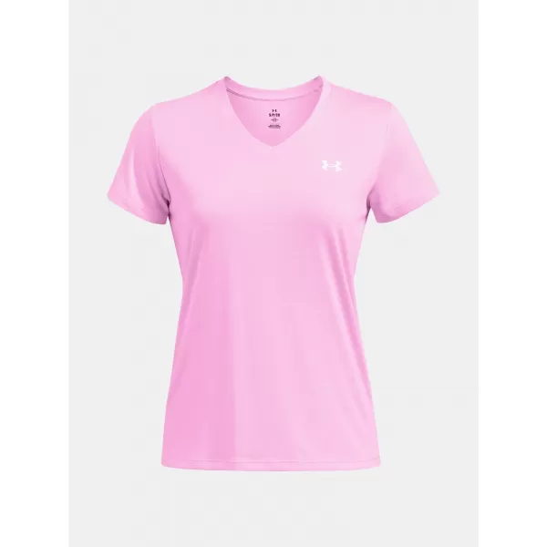  Ženska majica s kratkimi rokavi UNDER ARMOUR TECH SSV- TWIST 1384227-672 ROZA 