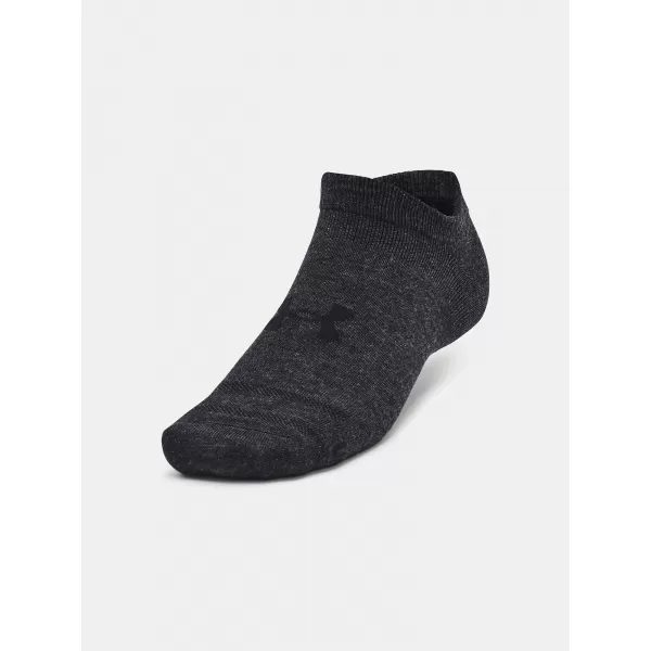  Nogavice UNDER ARMOUR ESSENTIAL NO SHOW (3 PÁRY) 1382623-001 ČRNA 