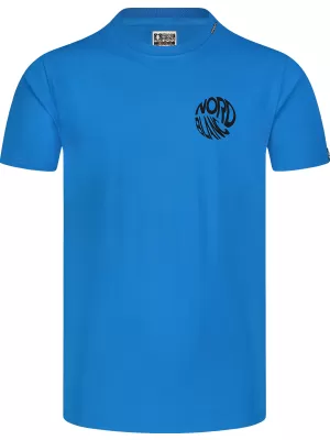 Moška majica s kratkimi rokavi NORDBLANC ROTATED NBSMT8151 MODRA