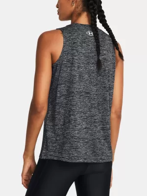 Ženski brezrokavnik UNDER ARMOUR TECH TANK TWIST 1383656-001 ČRNA