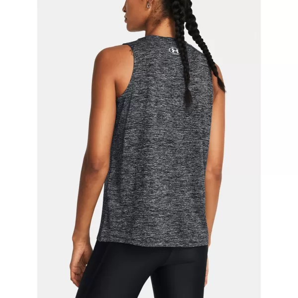  Ženski brezrokavnik UNDER ARMOUR TECH TANK TWIST 1383656-001 ČRNA 