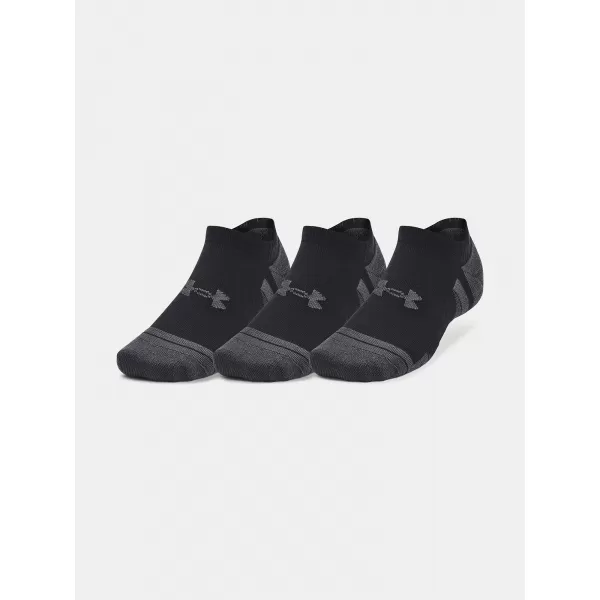  Nogavice UNDER ARMOUR PERFORMANCE TECH NS (3 PÁRY) 1379503-001 ČRNA 