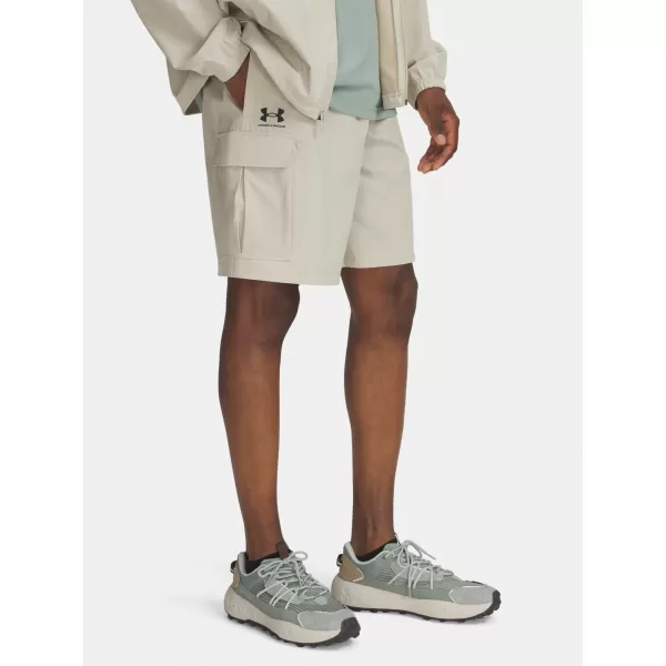  Moške kratke hlače UNDER ARMOUR VIBE WOVEN CARGO SHORT 1386560-289 RJAVA 