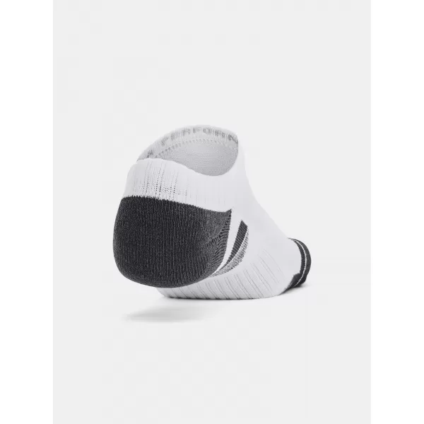  Nogavice UNDER ARMOUR PERFORMANCE COTTON NS (3 PÁRY) 1379526-100 BELA 