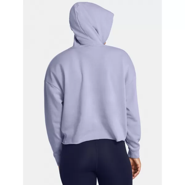  Ženski pulover UNDER ARMOUR RIVAL TERRY OS HOODIE 1382736-539 VIJOLIČNA 