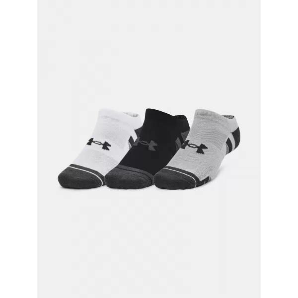 Nogavice UNDER ARMOUR PERFORMANCE TECH NS (3 PÁRY) 1379503-011 SIVA 