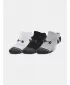 Nogavice UNDER ARMOUR PERFORMANCE TECH NS (3 PÁRY) 1379503-011 SIVA