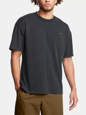 Moška majica s kratkimi rokavi UNDER ARMOUR M HW OS LOGO WASH SS 1389147-001 ČRNA