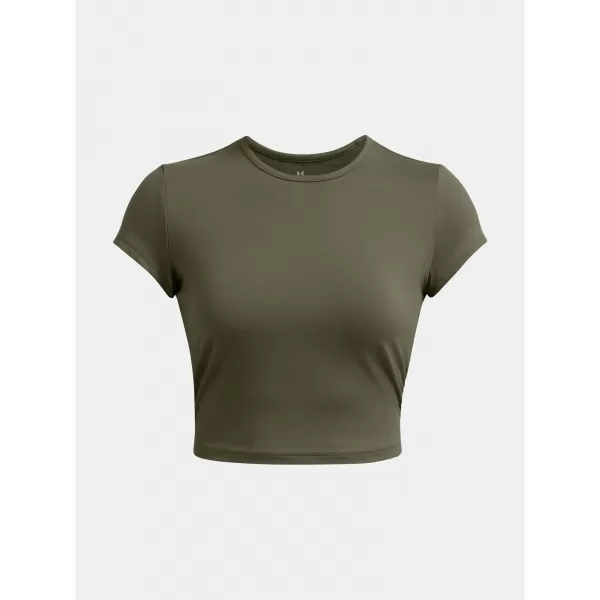  Ženska majica s kratkimi rokavi UNDER ARMOUR MERIDIAN BABY TEE 1387729-390 ZELENA 