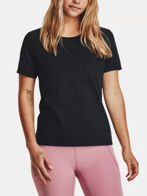 Ženska majica s kratkimi rokavi UNDER ARMOUR MERIDIAN SS 1379155-001 ČRNA