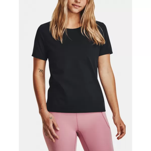  Ženska majica s kratkimi rokavi UNDER ARMOUR MERIDIAN SS 1379155-001 ČRNA 